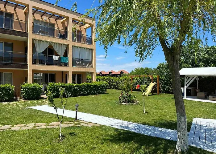 公寓 Sozopolis Hills - B1 - 3-room - 10 Min From The 索佐波尔